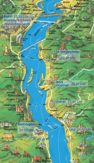 Schiffsroute